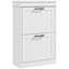 Armoire à chaussures, armoire d'entrée, armoire blanche-1791831615