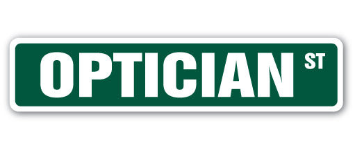 Plaque de rue Optican en plastique robuste 4 po x 18 po