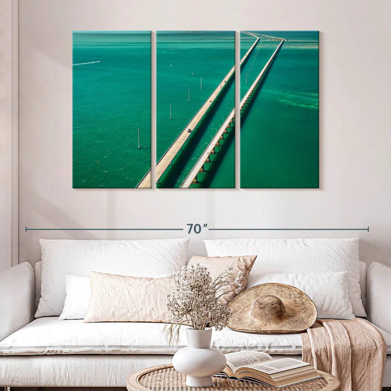 Lilie Peaceful Seven Mile Bridge, 32" H x 50" W