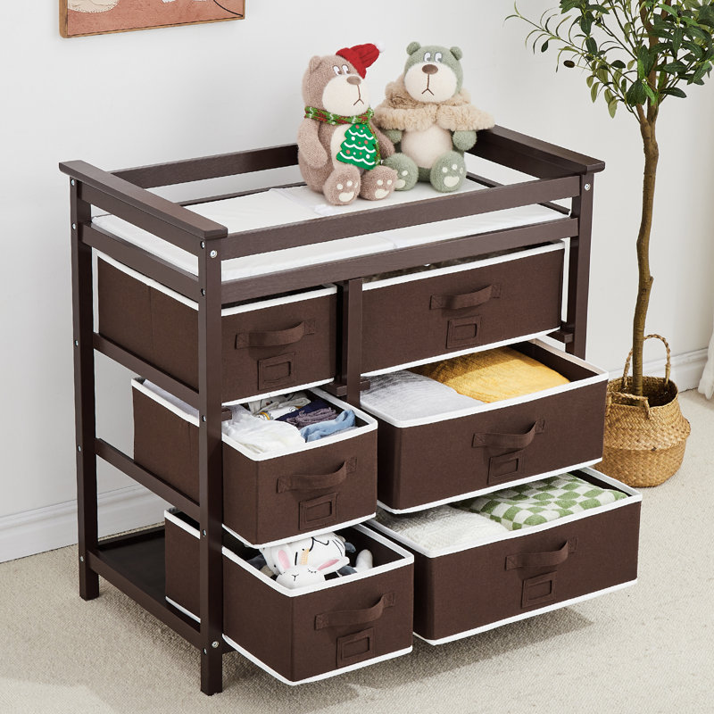 Sudarshan 31'' Kitchen Pantry, Brown
