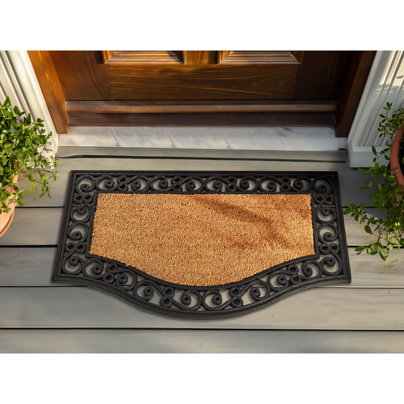 Annjeanette Non-Slip Solid Color Doormat