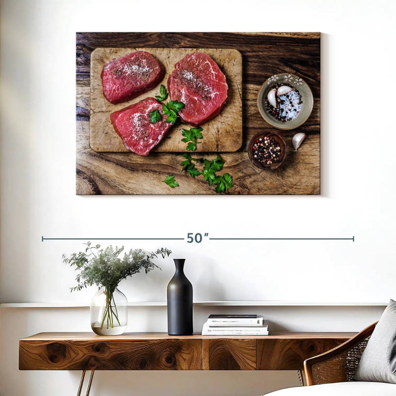 Yarlin Seasoned Beef Cuts, 26" H x 39" W