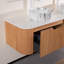 Ensemble de meuble-lavabo double 60 po avec panneaux 3D mat, lavabos en céramique et tiroirs à fermeture en douceur - pré-assemblé 60 po-1309550818