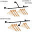 Froelich 32.68'' Metal Industrial Pipe Clothing Rack