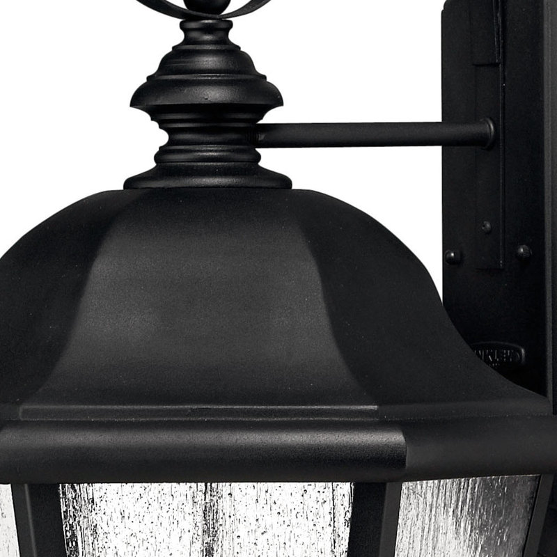 Edgewater Black 4 - Bulb Outdoor Wall Lantern, Incandescent, No