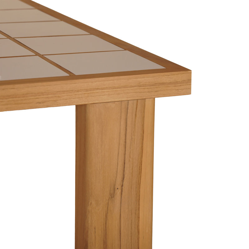Marina Outdoor Dining Table Natural, Natural
