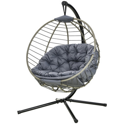 Nephi 1 Person Hanging Porch Swing and Cushions
