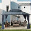 Auvent extérieur à toit double avec toit et rideaux, tente de jardin en polycarbonate pour terrasse-115673260-110811095