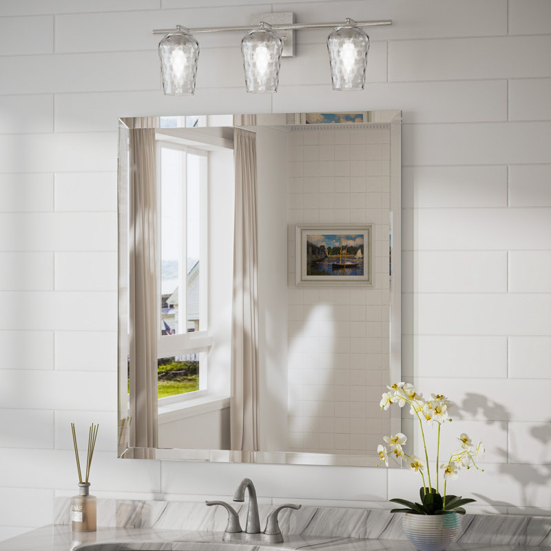 Miroir de salle de bain Janica, 30 po x 24 po