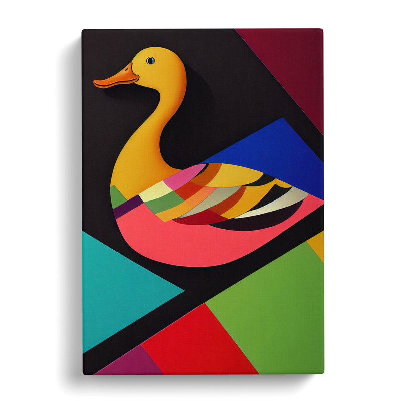 Toyei Duck - Wrapped Canvas, 60cm H x 40cm W x 3cm D