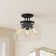 Breena Glass Semi Flush Mount