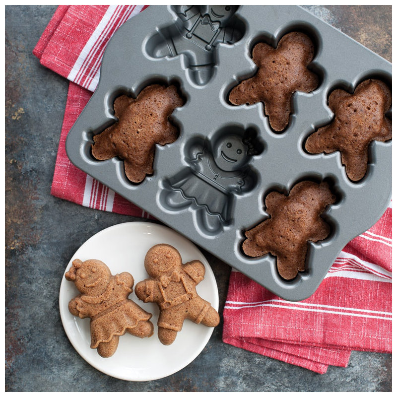 Nordic Ware Gingerbread Kids Cakelet Pan