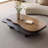 Wabi-sabi style solid wood coffee table-590519733