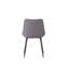 Hindman 46cm H Velvet Upholstered Side Chair in Grey-647142714