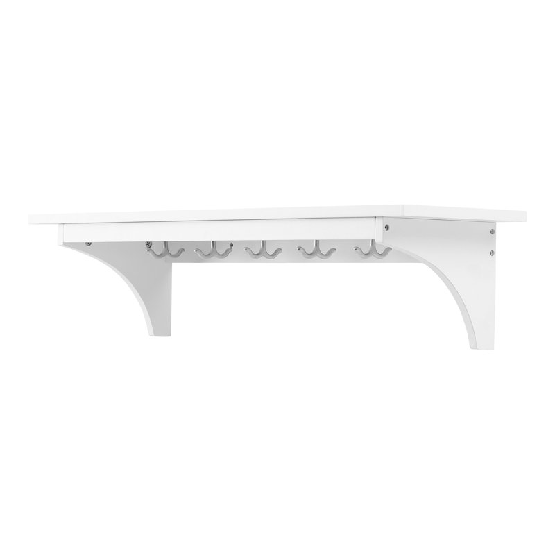 Koa Floating Shelf, 20cm H x 60cm W x 25cm D