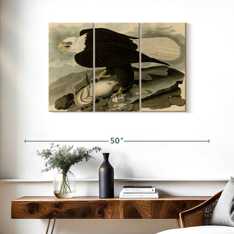 Brampt Whiteheaded Eagle, 24" H x 38" W