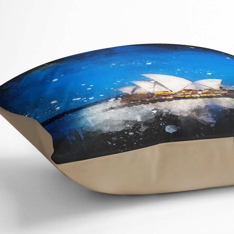 Square Cushion, 40cm H x 40cm W x 15cm D, Stone