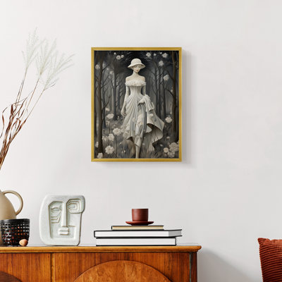 WOMEN Series DLxxi - reproduction encadrée de qualité supérieure - prête à être accrochée - aucun clou requis