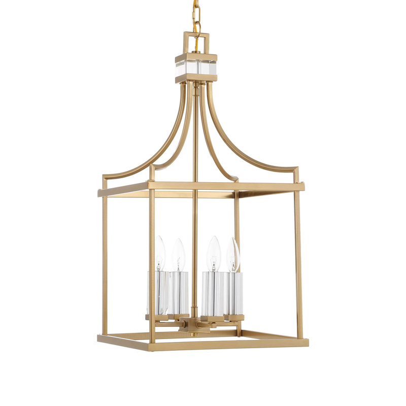 Luminaire suspendu en laiton 4 lumières Uttermost Montreal
