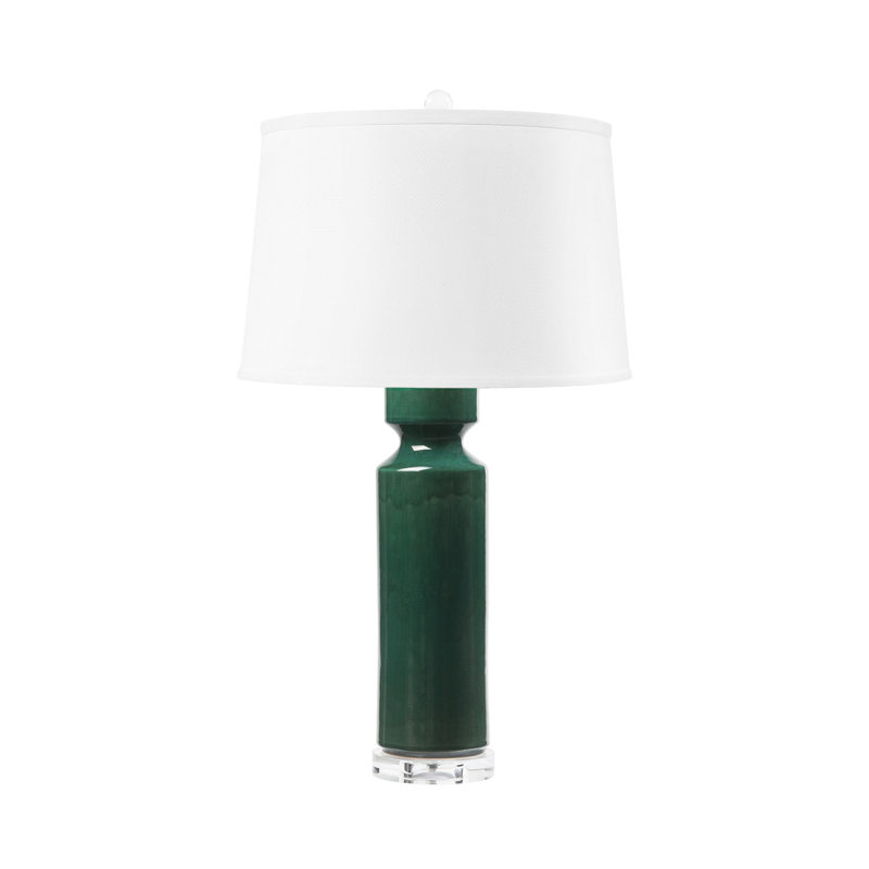 Corinth Table Lamp, Emerald Green
