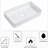 Elegant Design 24X14 Ceramic Rectangular Vessel Sink - White, Stain-, For Diverse Locations Bathroom Style, Different Environments