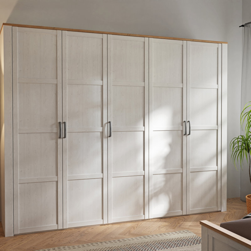 Abidan Manufactured Wood Wardrobe, Blue