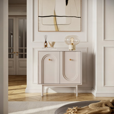 Highboard LIBERTY 2D with gold handles