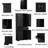 Multi-Functional Bathroom Storage With Drawers And Cabinets-1443231121