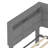 2 Drawers Upholstered Corner Daybed With Lights And Outlets-1506712199