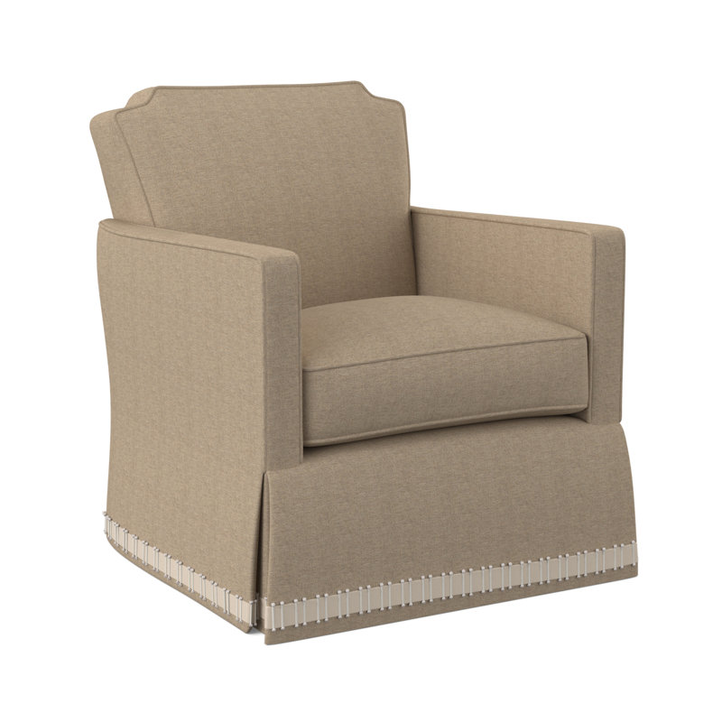 Elise Swivel Armchair, Elise Flax 100% Polyester