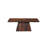 Solid Sheesham Wood Coffee Table with Angular Pedestal Base-1746450164