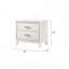 Table de chevet blanche-545368028