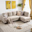 Canapé modulaire en L 95 po-605288885