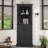69.4" H x 28.3" W Black Corner Cabinet with Doors, Tall Freestanding Storage Cabinet for Living Room, Bathroom