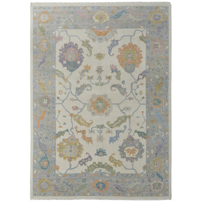 Karina Wool Floral Area Rug