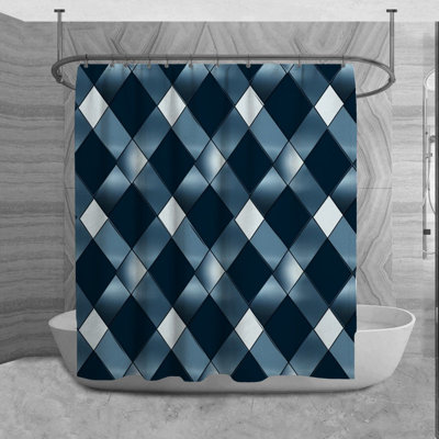 Rideau de douche Malaikah Argyle