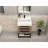 Jessica 23.5'' Single Bathroom Vanity with Stone Top-429094098