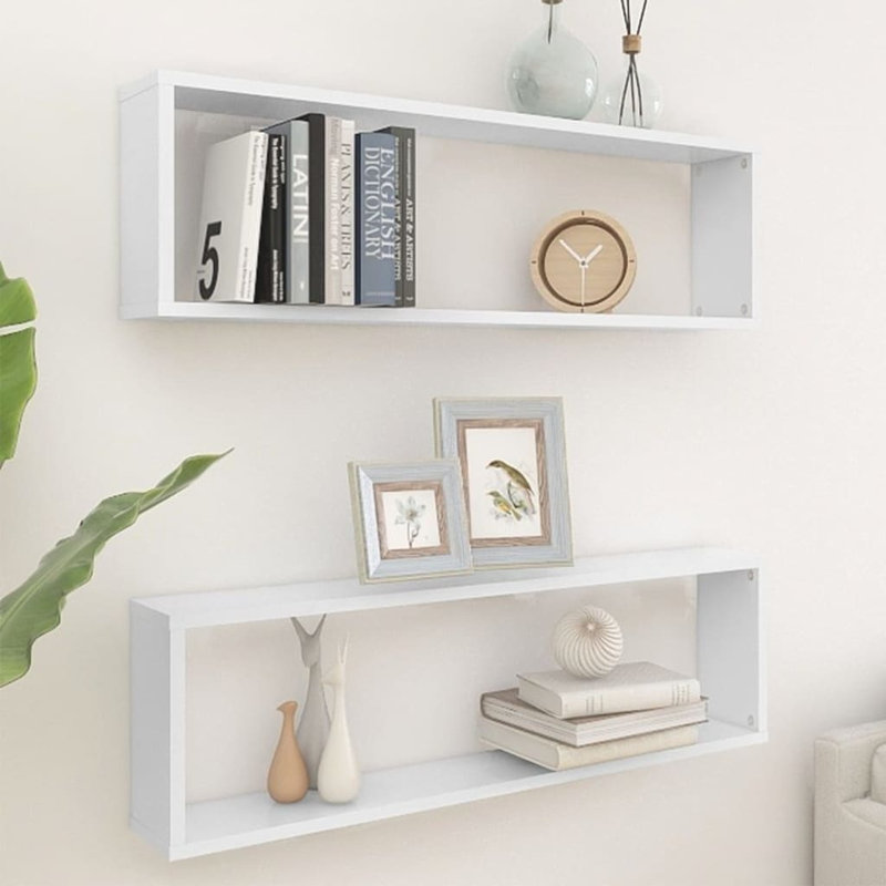 Aycel 2 Piece, White, 30cm H x 100cm W x 15cm D
