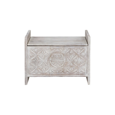 Retzlaff Solid Wood Storage Bench