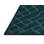 Machine Washable Trellis Blue Area Rug