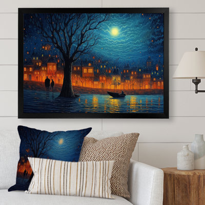 Khloeann " Blue And Orange Electrifying Skylines I "