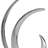 Bacus 18" Black and Silver Buffed Aluminum Tabletop Sculpture