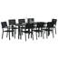 8 - Person Patio Dining Set Rectangular Table