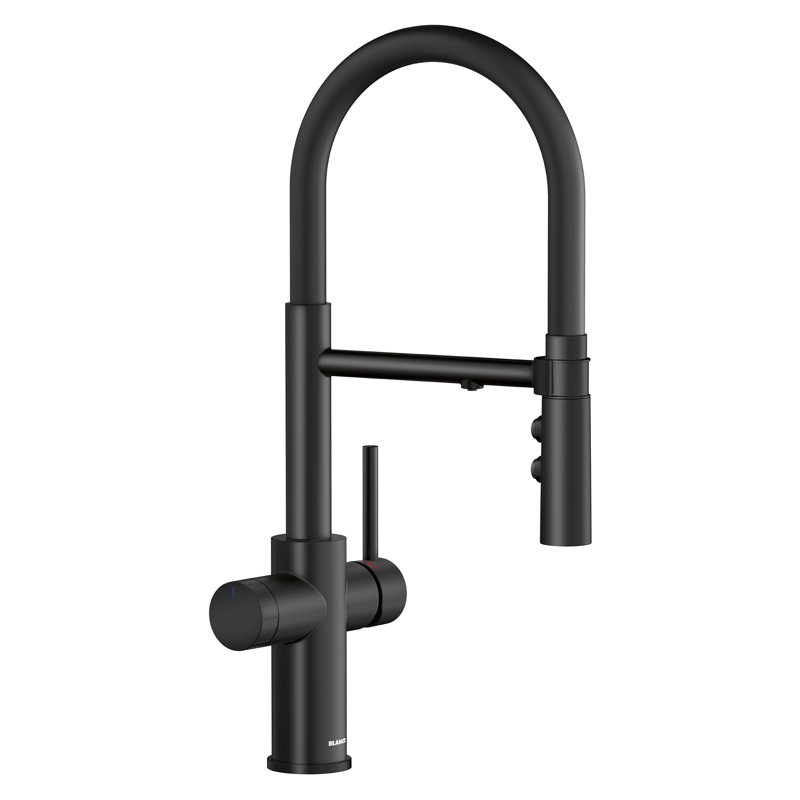 Robinet de cuisine Catris Flexo, Noir mat