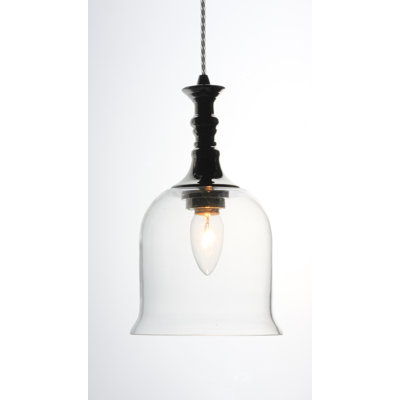 Luminaire suspendu en forme de cloche à 1 lumière Ehrfried