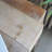 Rustic Modern Manufactured Wood Console Table With Step-Block Design