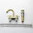 Centerset 2-handle Bathroom Faucet with Drain Assembly-70980520