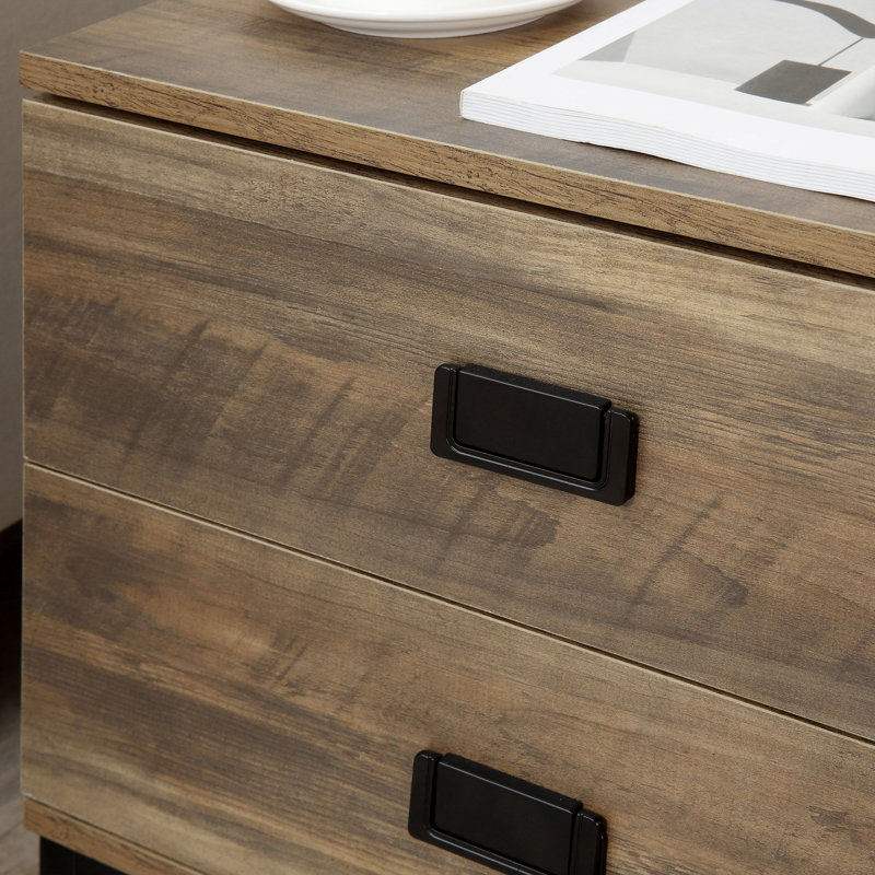 Truesdell 45cm W Manufactured Wood Bedside Table