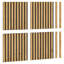 Cheridy 40 cm x 40 cm Acoustic Wall Paneling in Brown (4-pack)