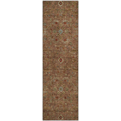 Premium Machine Washable Ducote AMF1130 Global Rug